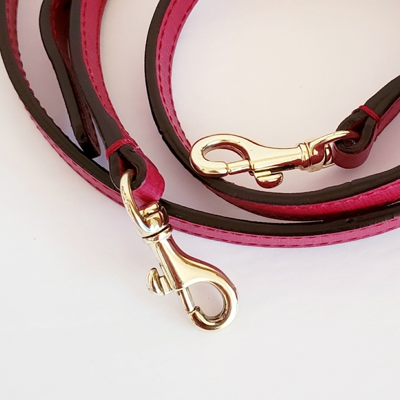 Coach Red/Burgundy Satchel Crossbody Bag - Excellent Condition - Picture 8 of 15